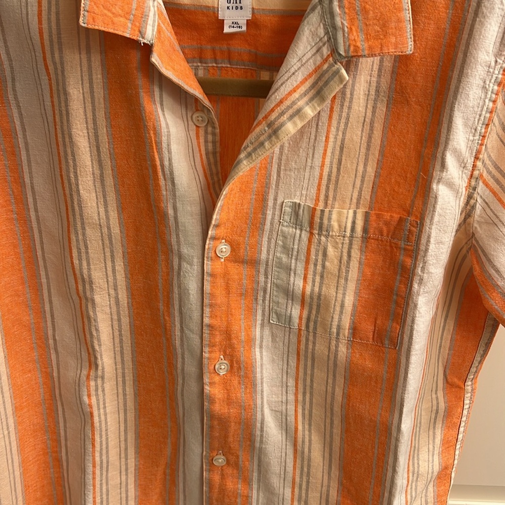 Gap Kids Linen-Cotton Shirt - Picture 7 of 8